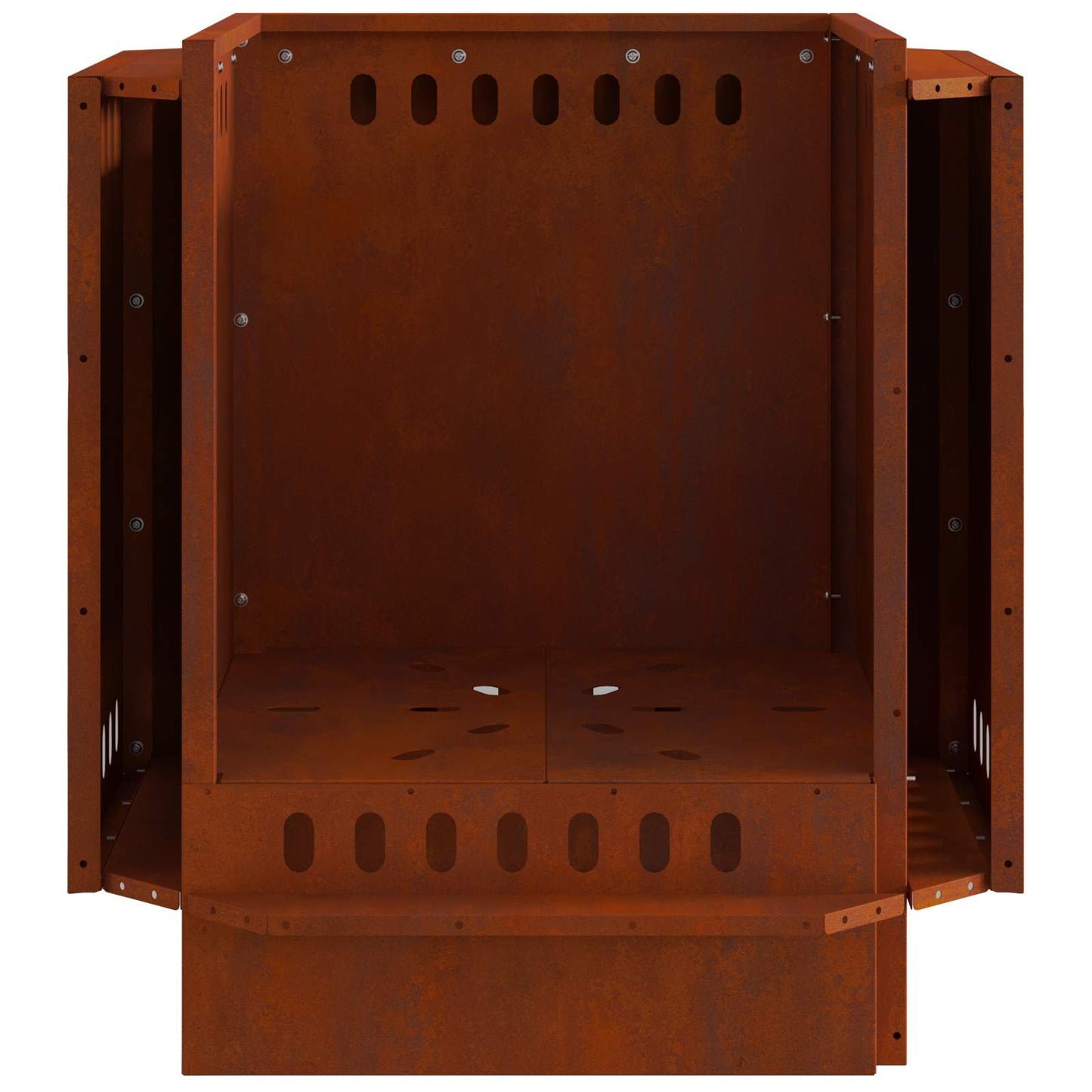 Røykfri ildskål Rusten 48 x 48 x 51 cm Cortenstål
