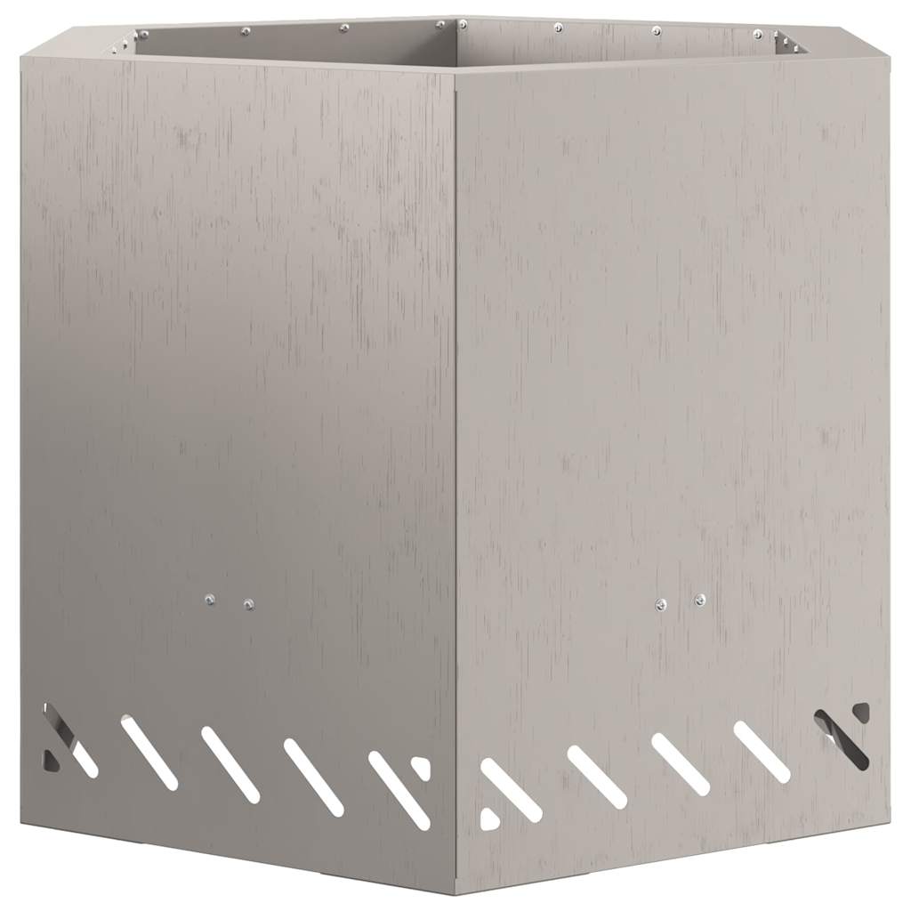 Røykfri ildsted Brun 58 x 58 x 51 cm Stål