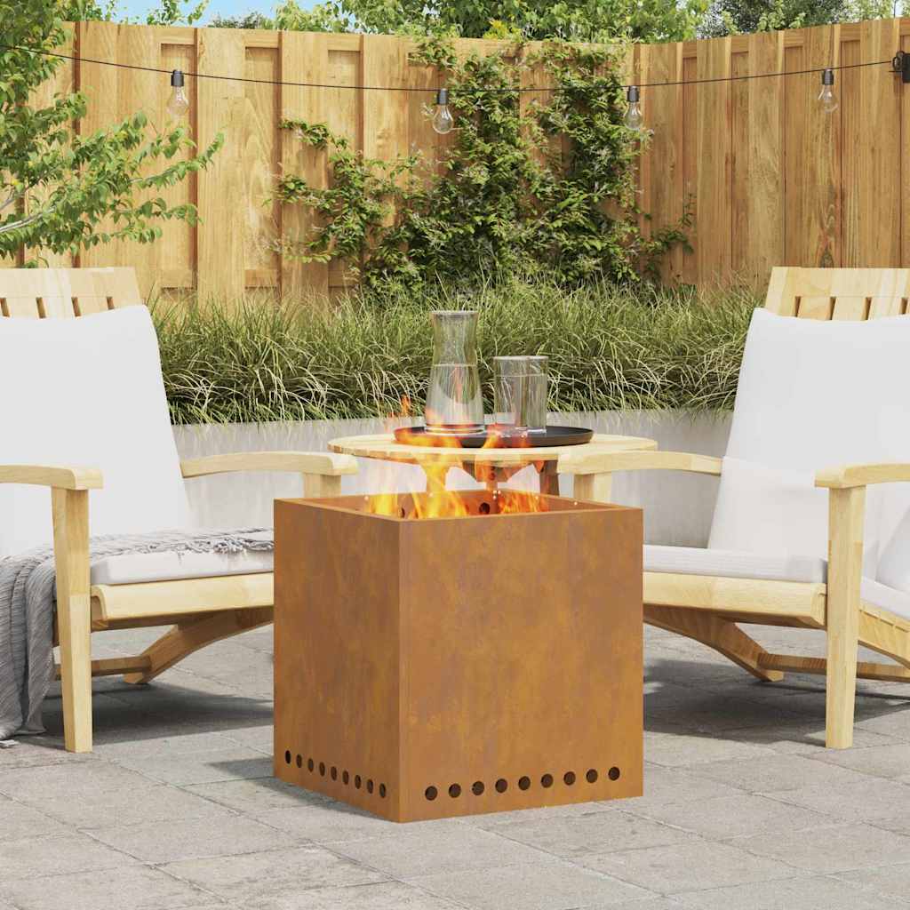 Røykfri ildsted Brun 48 x 48 x 50 cm Stål