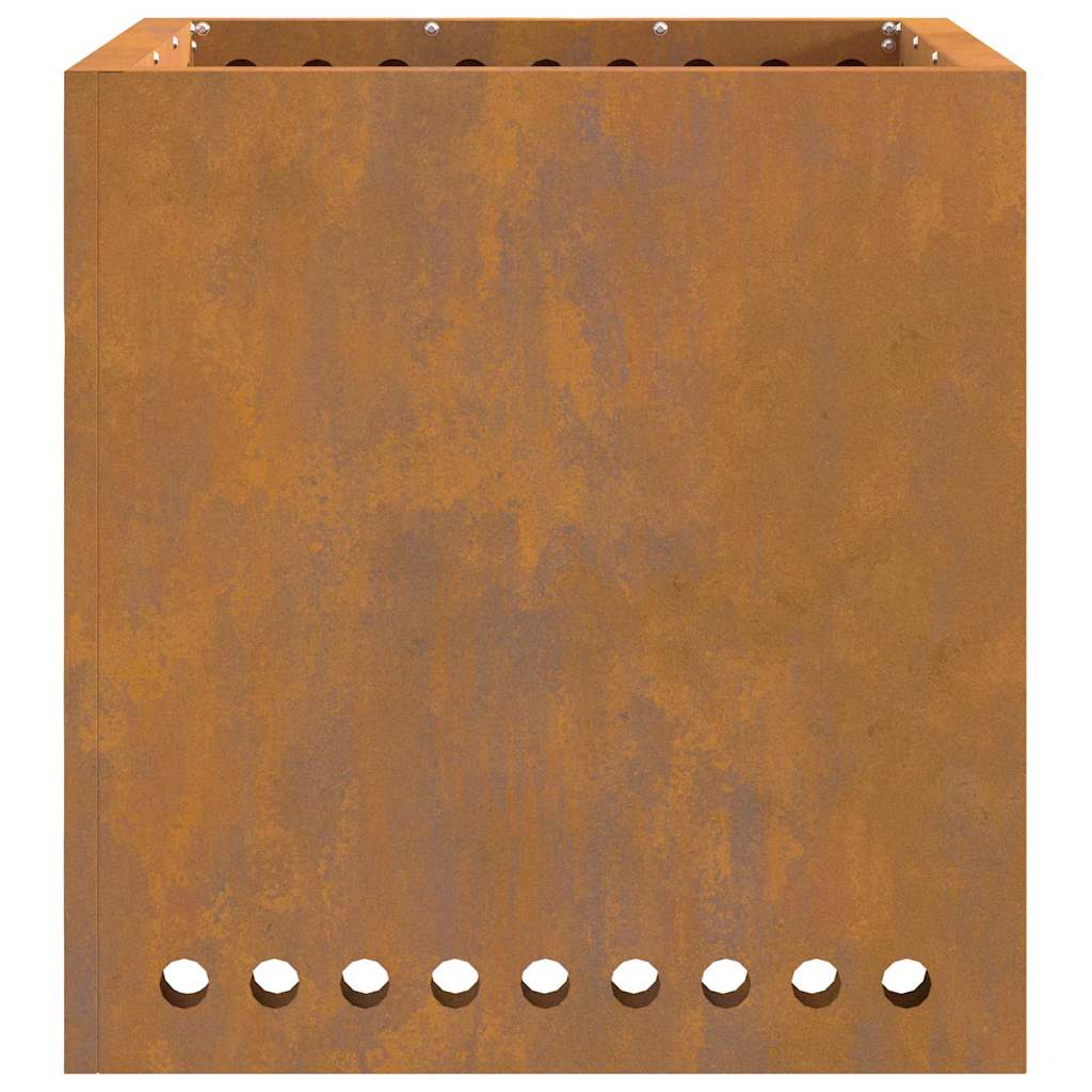 Røykfri ildsted Brun 48 x 48 x 50 cm Cortenstål