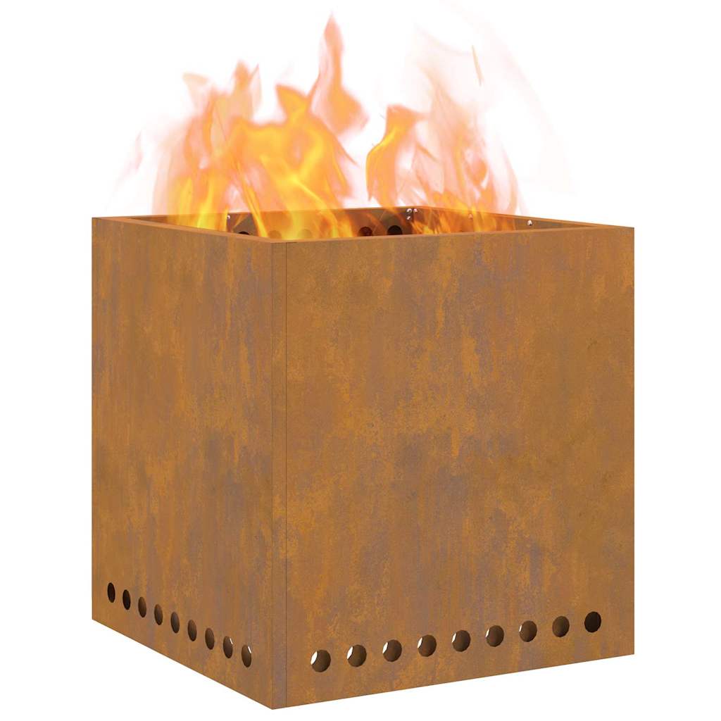 Røykfri ildsted Brun 48 x 48 x 50 cm Stål