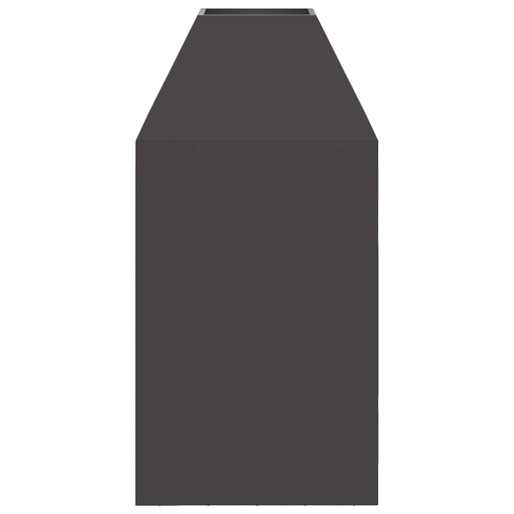 Bålplass Svart 50 x 50 x 100 cm Kaldvalsestål
