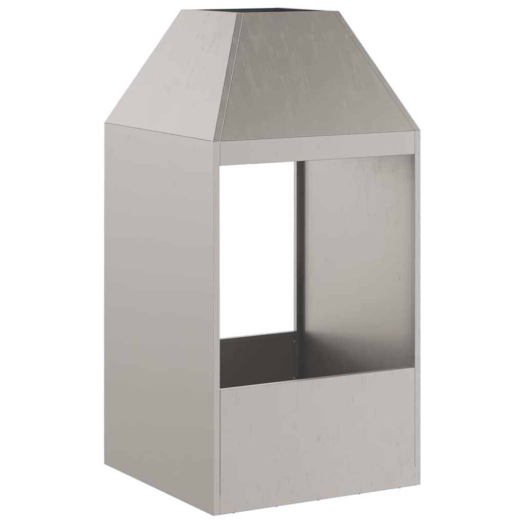 Bålplass Brun 50 x 50 x 100 cm Stål