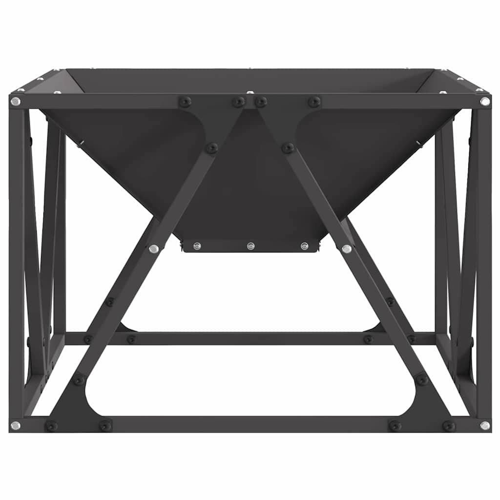 Bålplass Svart 50 x 50 x 35 cm Kaldvalsestål