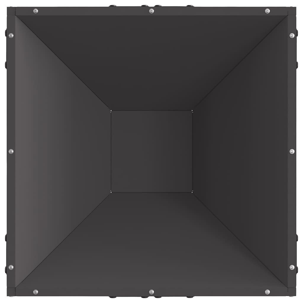 Bålplass Svart 50 x 50 x 35 cm Kaldvalsestål
