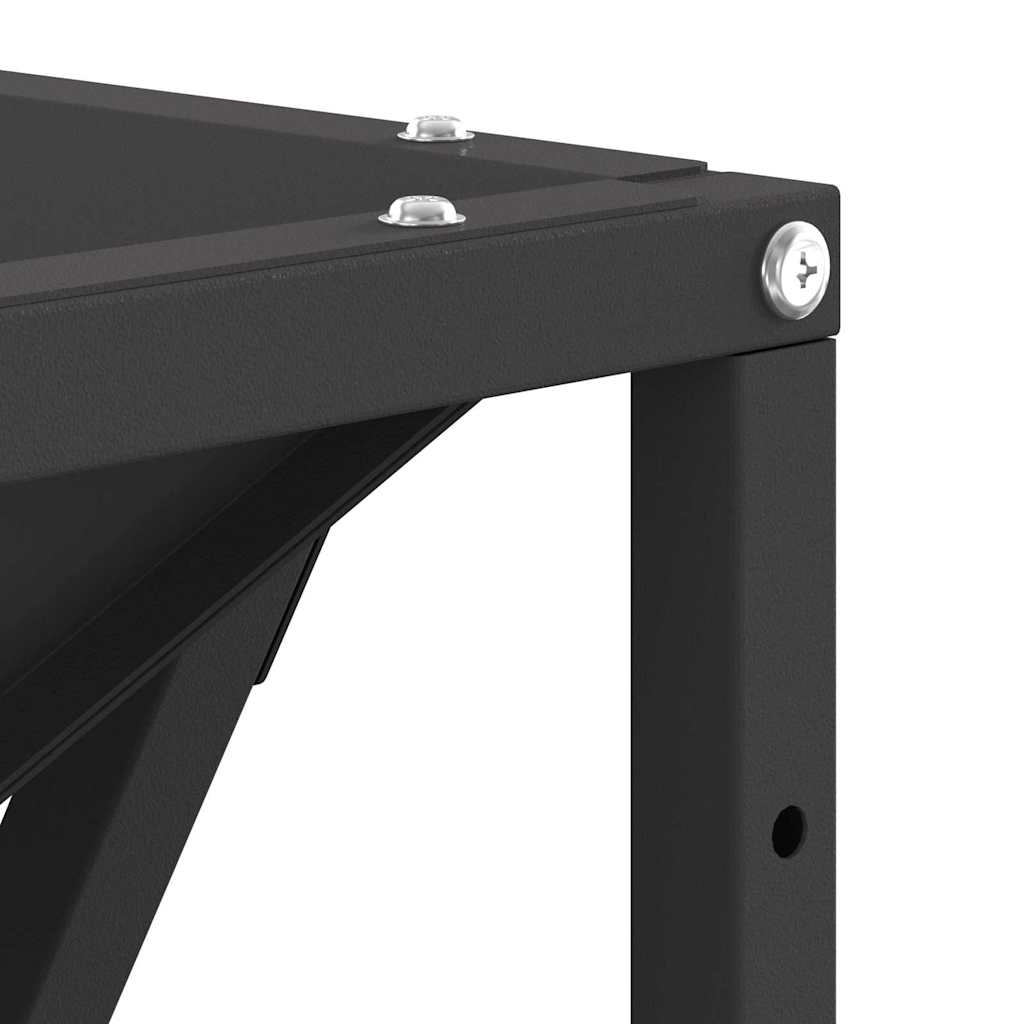 Bålplass Svart 80 x 80 x 40 cm Stål