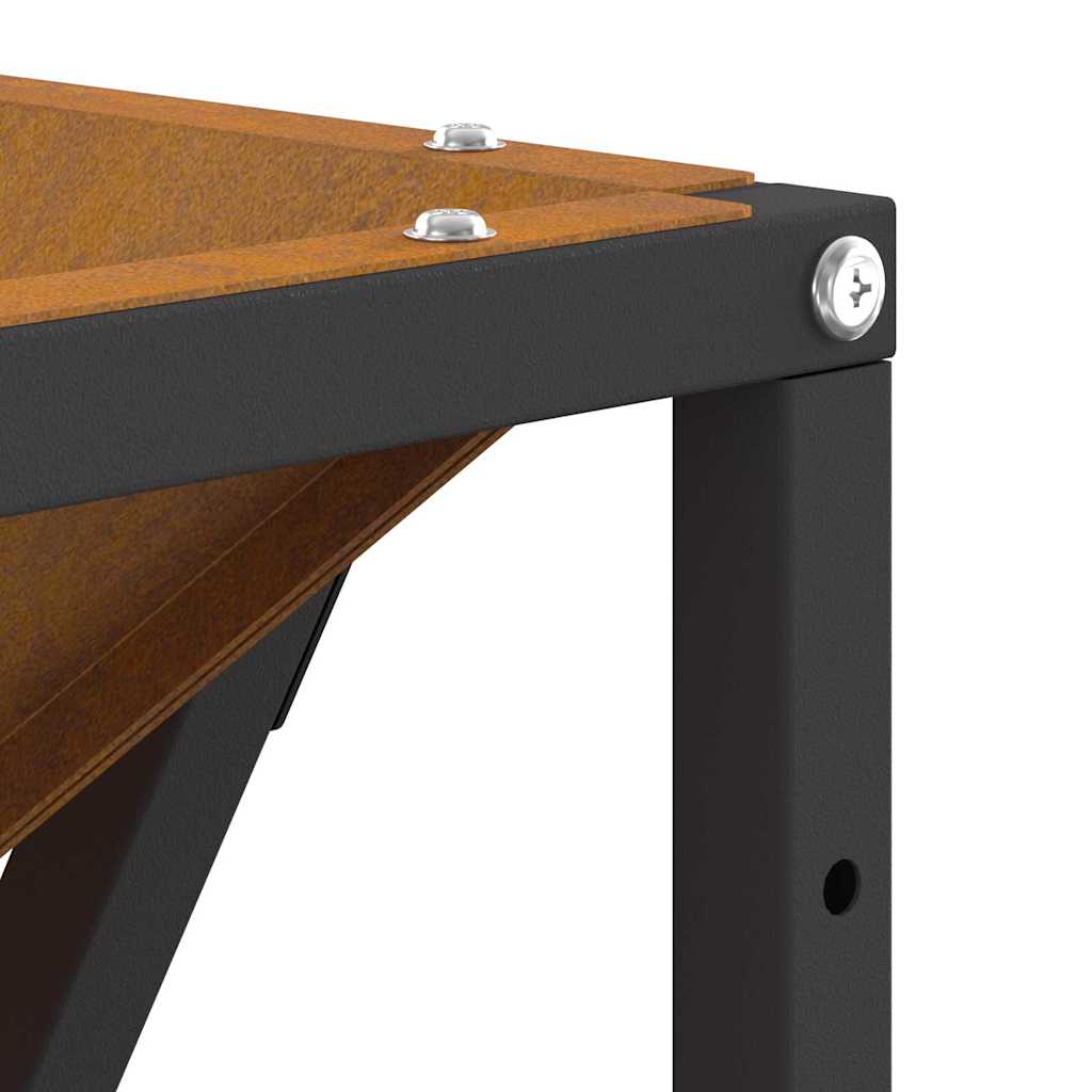 Bålplass Brun 80 x 80 x 40 cm Stål