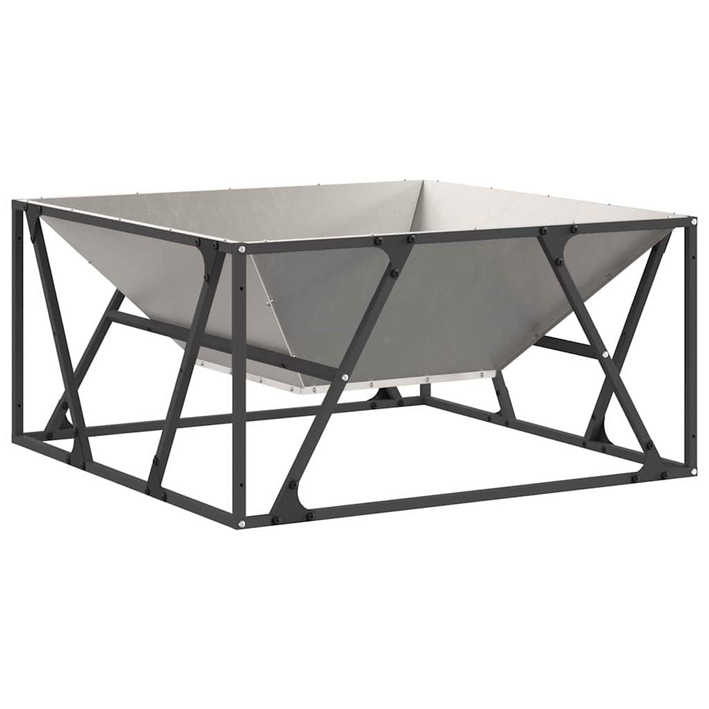 Bålplass Brun 80 x 80 x 40 cm Cortenstål