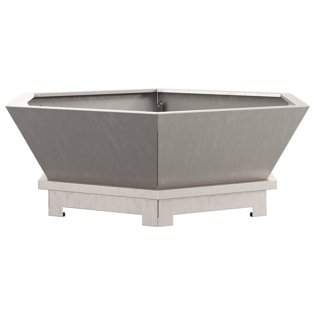 Bålplass Brun 75 x 75 x 28 cm Cortenstål