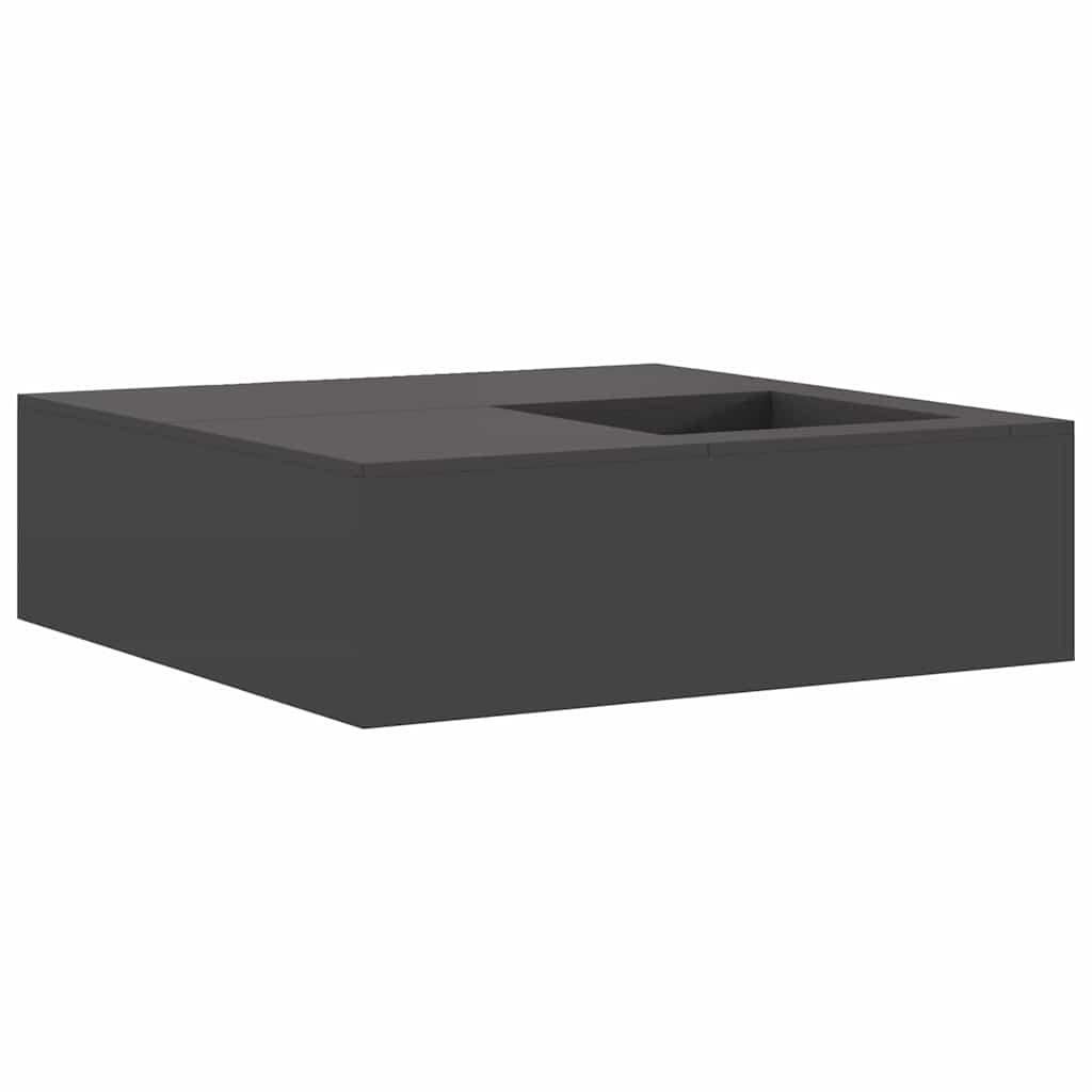 Bålplass Svart 100 x 100 x 30 cm Stål vidaXL