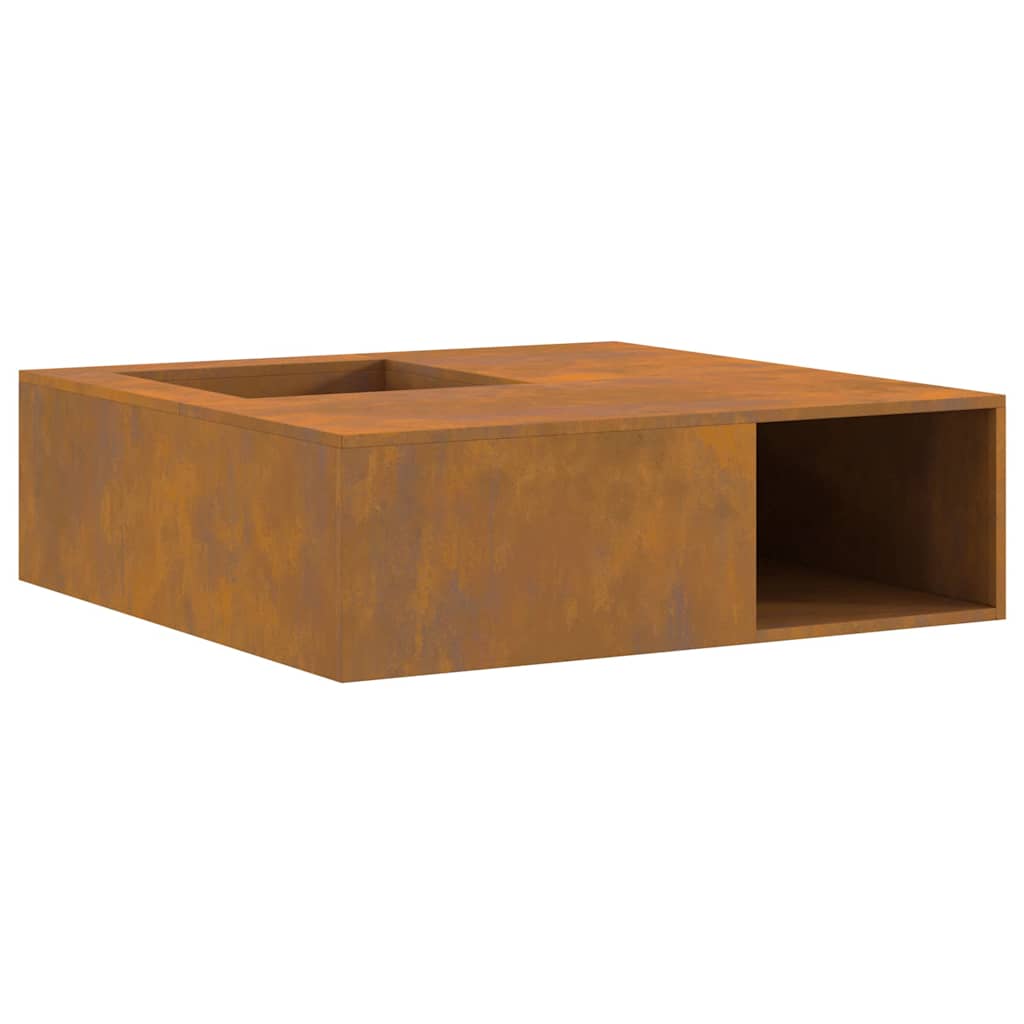 Bålplass Brun 100 x 100 x 30 cm Cortenstål