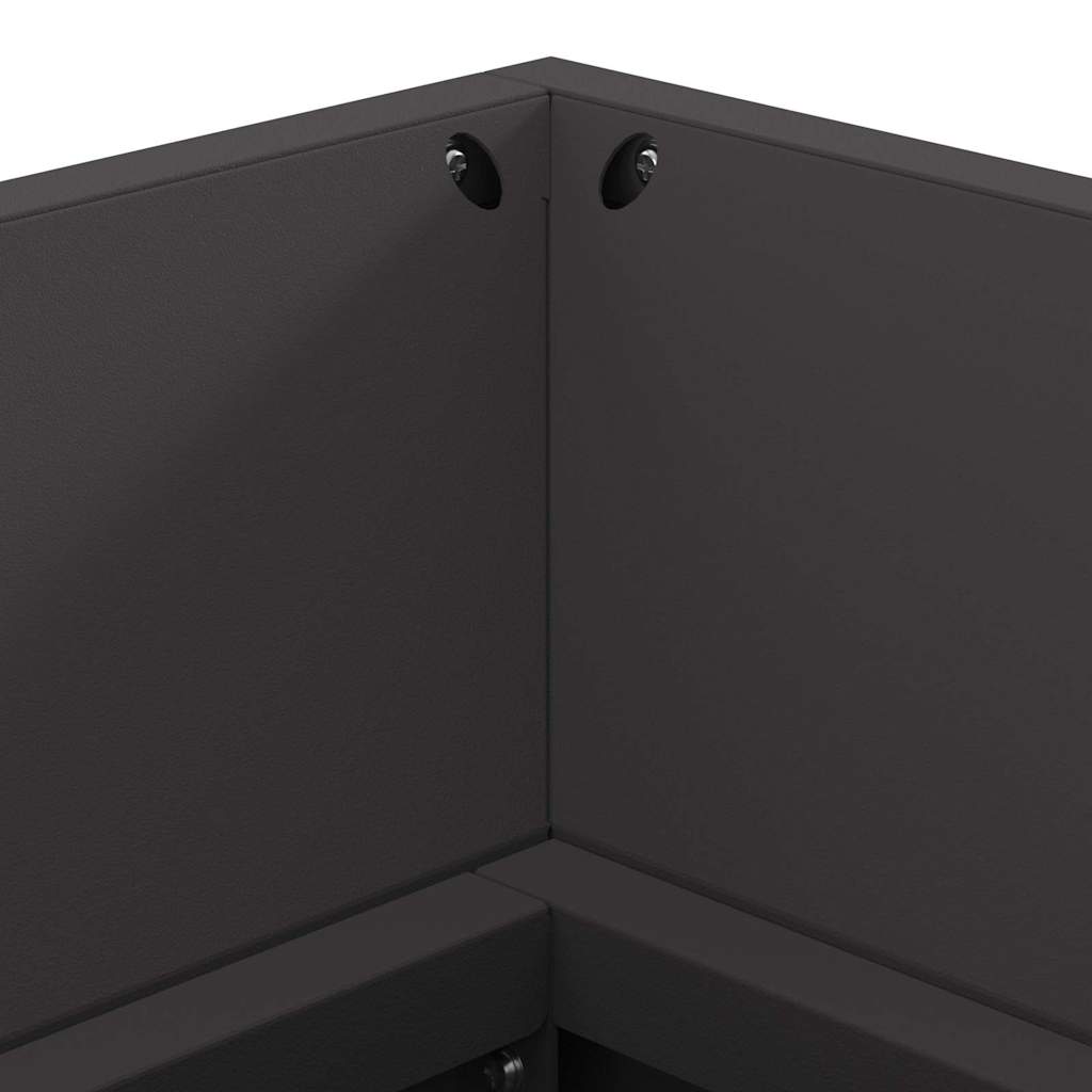 Bålplass Svart 160 x 45 x 35 cm Stål