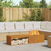 Bålplass Brun 160 x 45 x 35 cm Stål