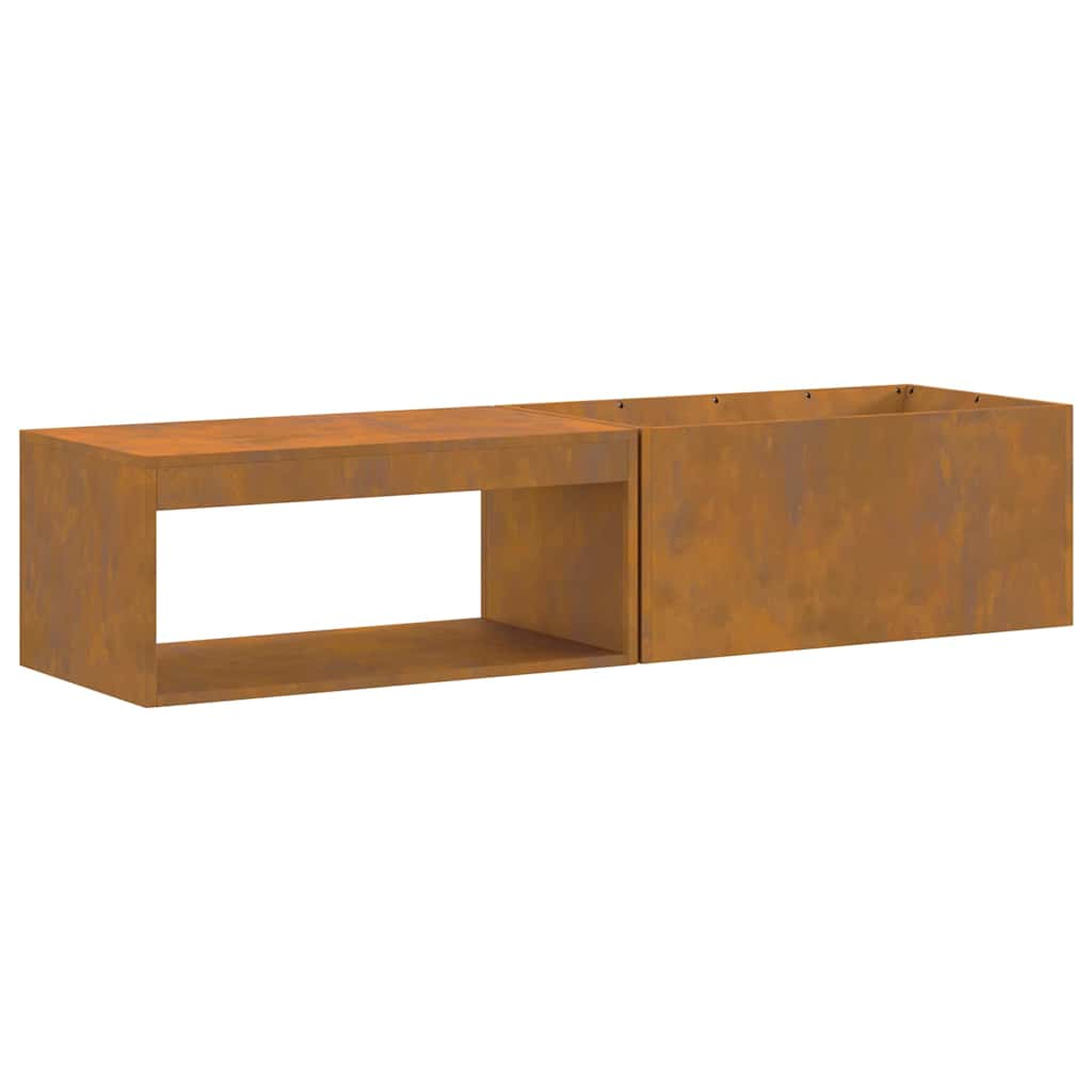 Bålplass Brun 160 x 45 x 35 cm Stål