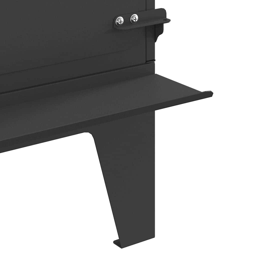 Campingkomfyr Svart 35 x 50 x 60 cm Kaldvalsestål