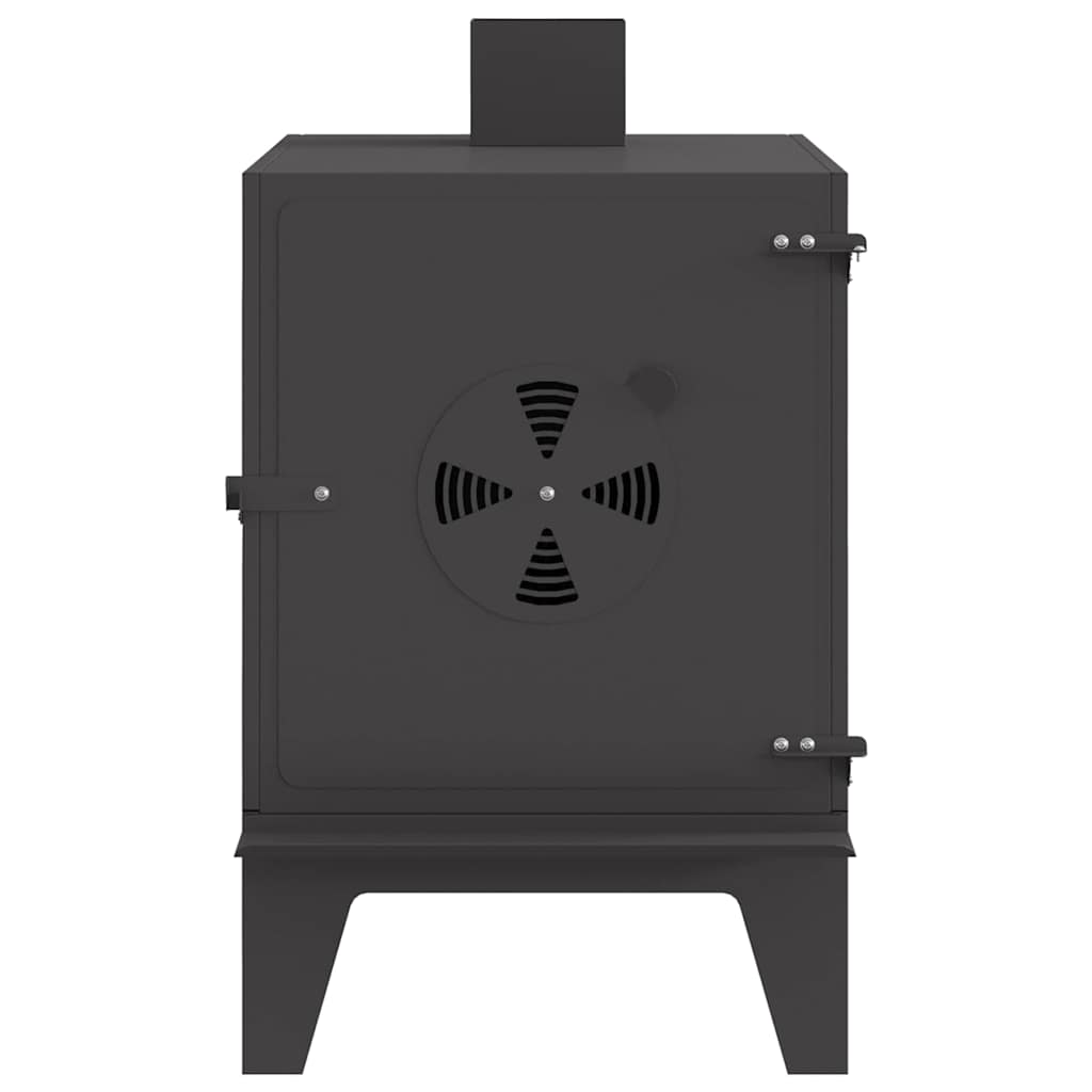 Campingkomfyr Svart 35 x 50 x 60 cm Kaldvalsestål