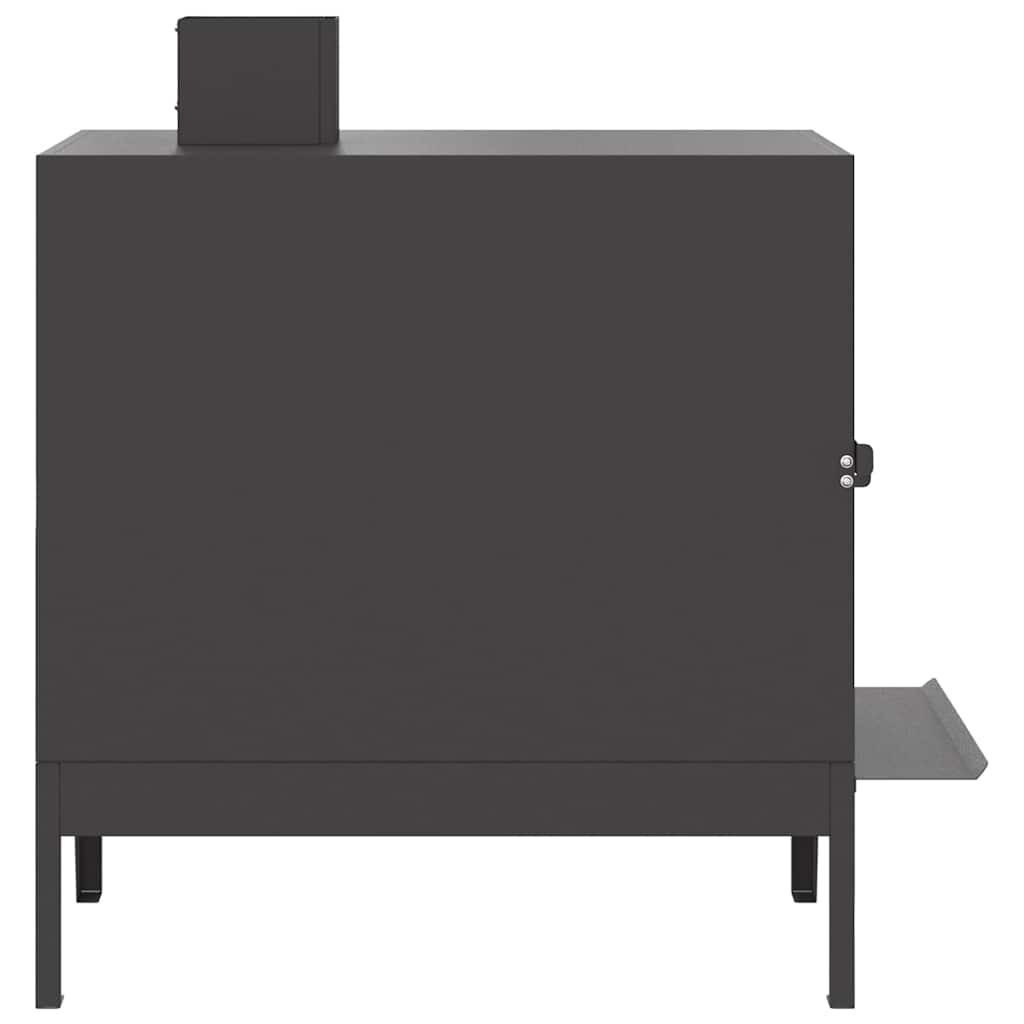 Campingkomfyr Svart 35 x 50 x 60 cm Kaldvalsestål