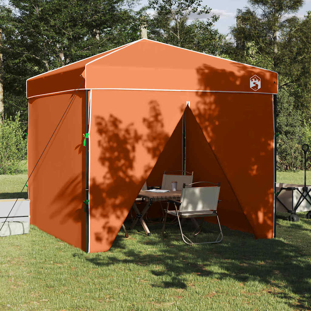 Canopy telt Oransje 243 x 243 x 251 cm stoff