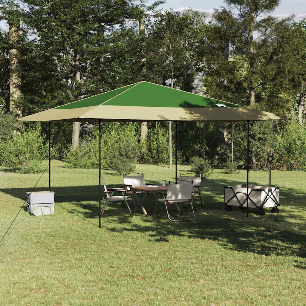 Canopy telt grønn 395 x 395 x 251 cm stoff