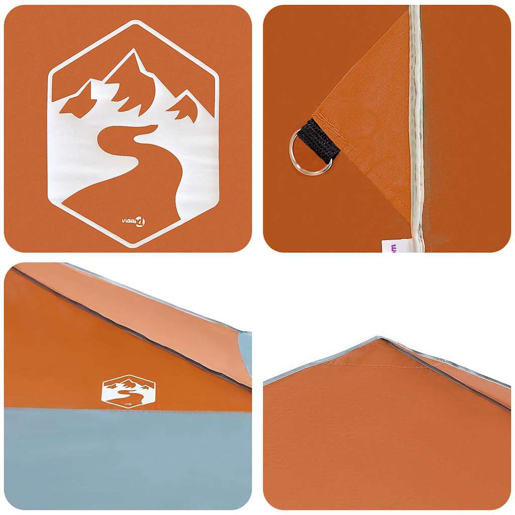 Canopy telt Oransje 395 x 395 x 251 cm stoff