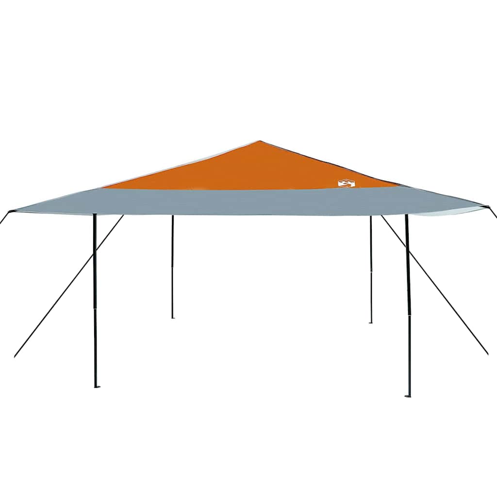 Canopy telt Oransje 395 x 395 x 251 cm stoff
