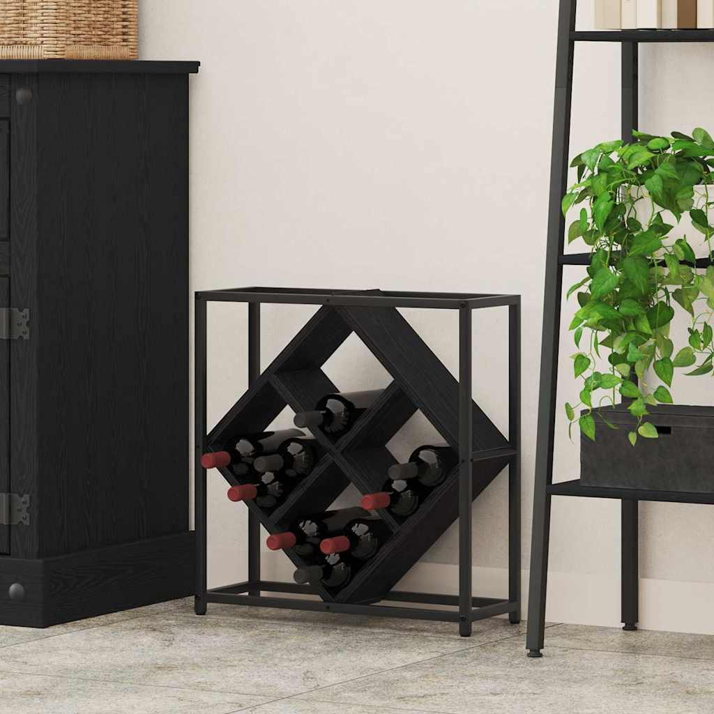 Vinhylle Svart eik 51 x 18 x 52,5 cm Konstruert tre