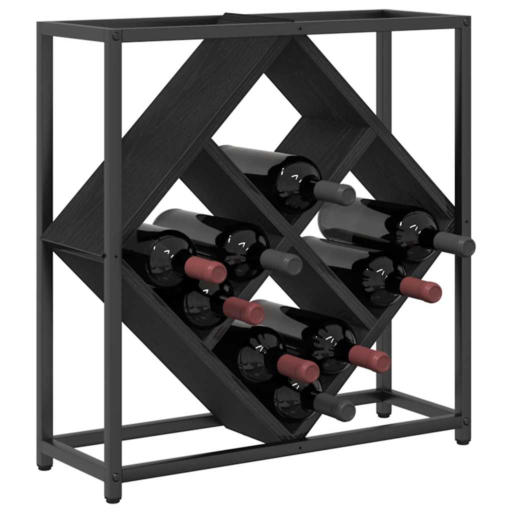 Vinhylle Svart eik 51 x 18 x 52,5 cm Konstruert tre