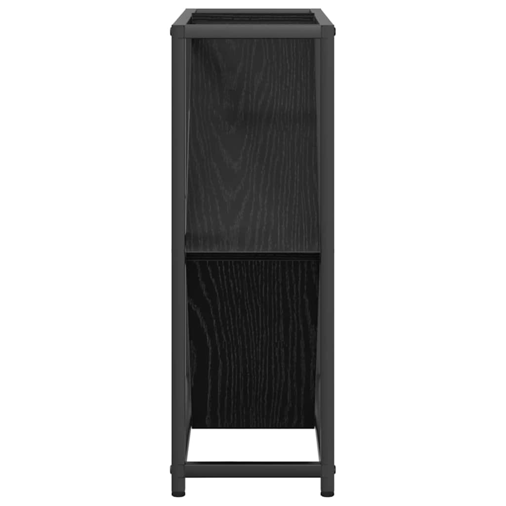Vinhylle Svart eik 51 x 18 x 52,5 cm Konstruert tre