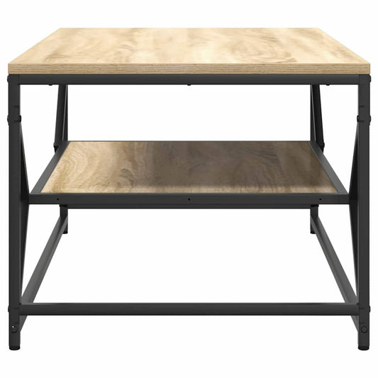 Kaffebord Sonoma eik 90 x 50 x 40 cm Konstruksjonsvirke og stål