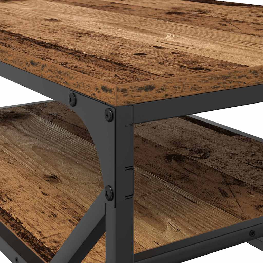 Kaffebord Gamle tre 90 x 50 x 40 cm Konstruksjonsvirke og stål