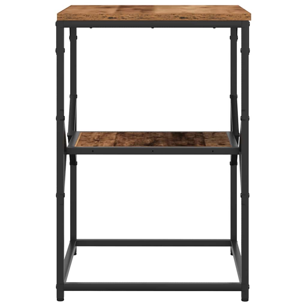 Sidetabell Gamle tre 41 x 40 x 60 cm Konstruksjonsvirke og stål