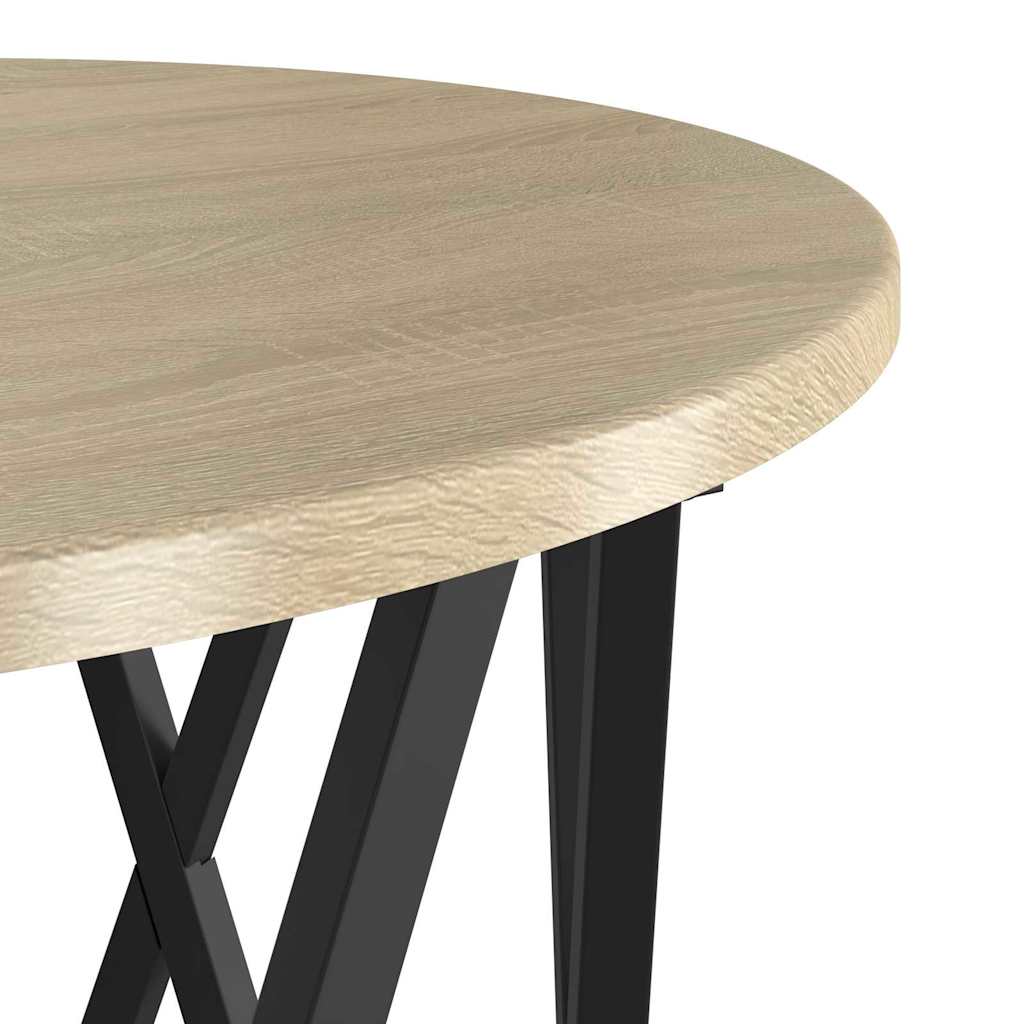 Sidetabell 2 pcs Sonoma eik Konstruksjonsvirke og stål