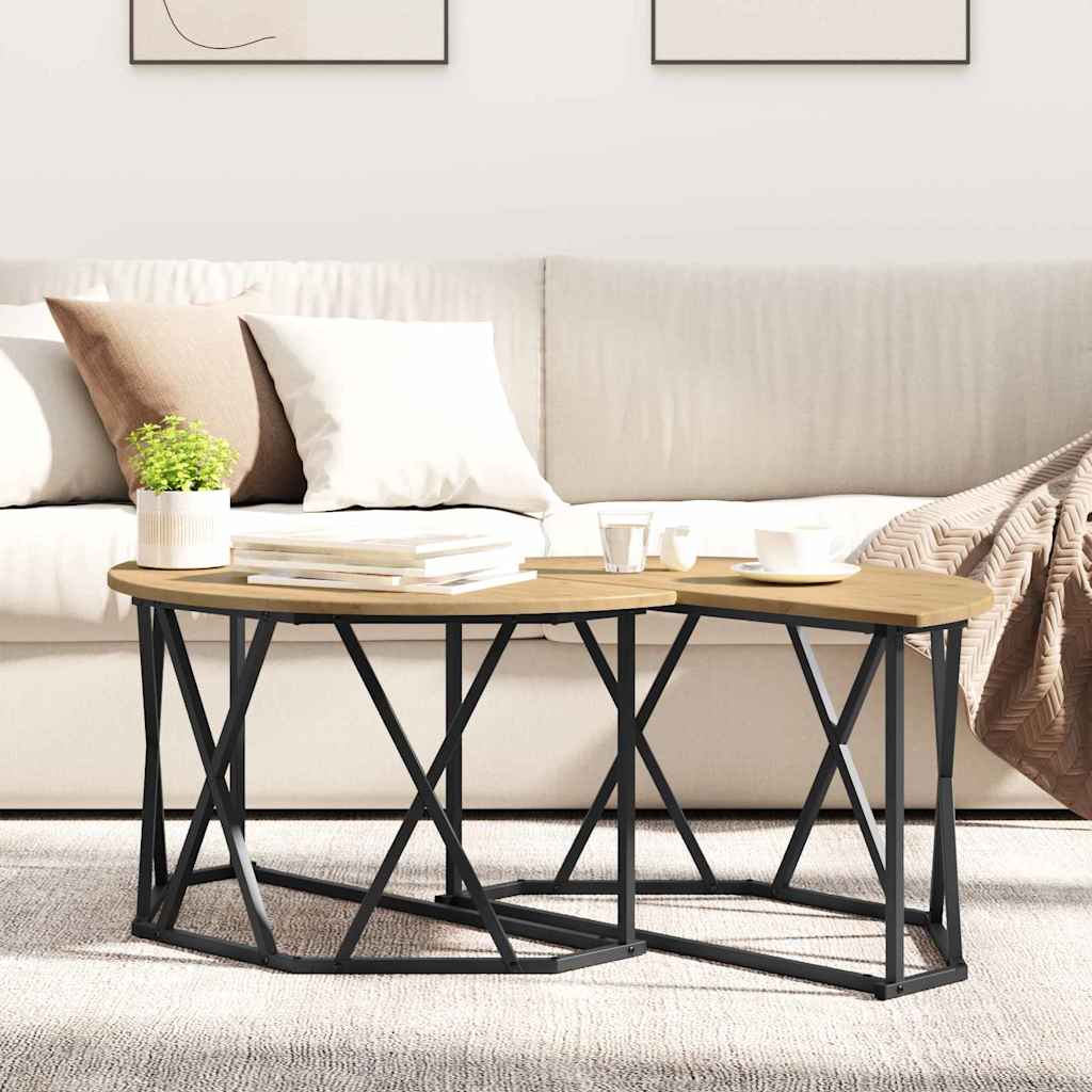 Kaffebord Artisan Eik 80 x 80 x 42 cm