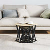 Nesting Sidebord 3 pcs Sonoma eik 53 x 53 x 40 cm