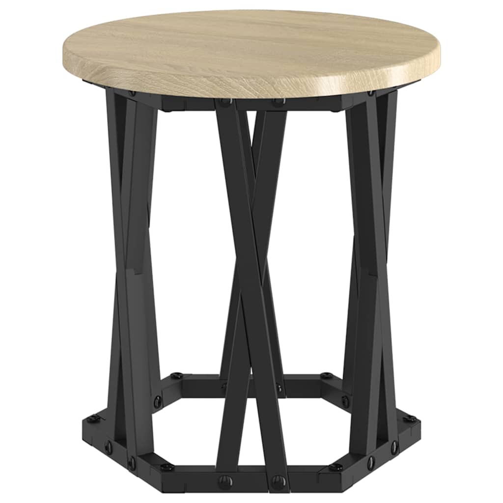 Nesting Sidebord 3 pcs Sonoma eik 53 x 53 x 40 cm