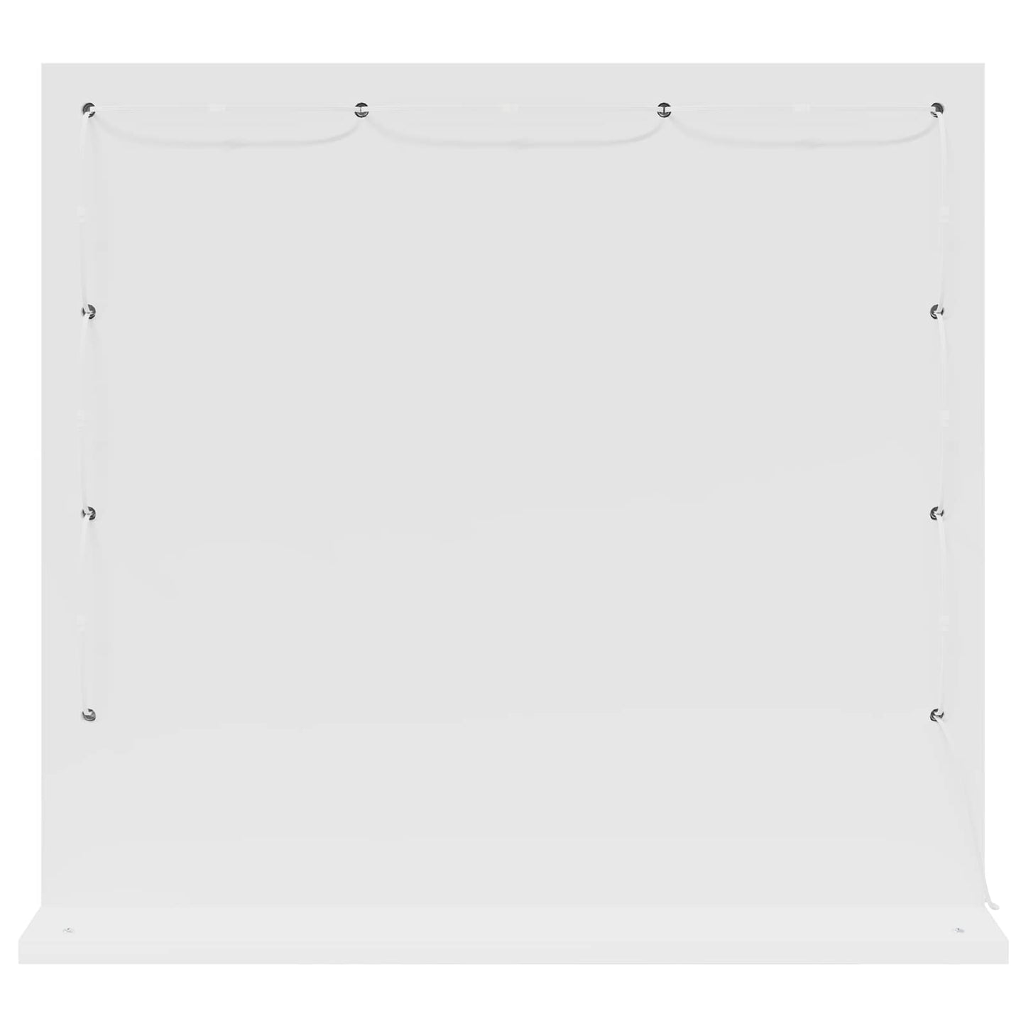 Stilfullt Speil Hvit 60 x 55 x 18 cm Glass og konstruert tre