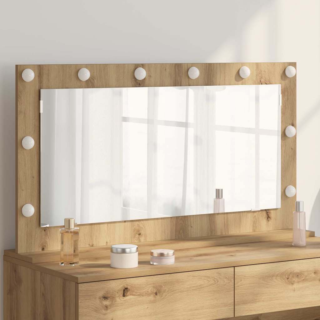 Stilfullt Speil Rektangulær Artisan Eik 100 x 55 x 18 cm