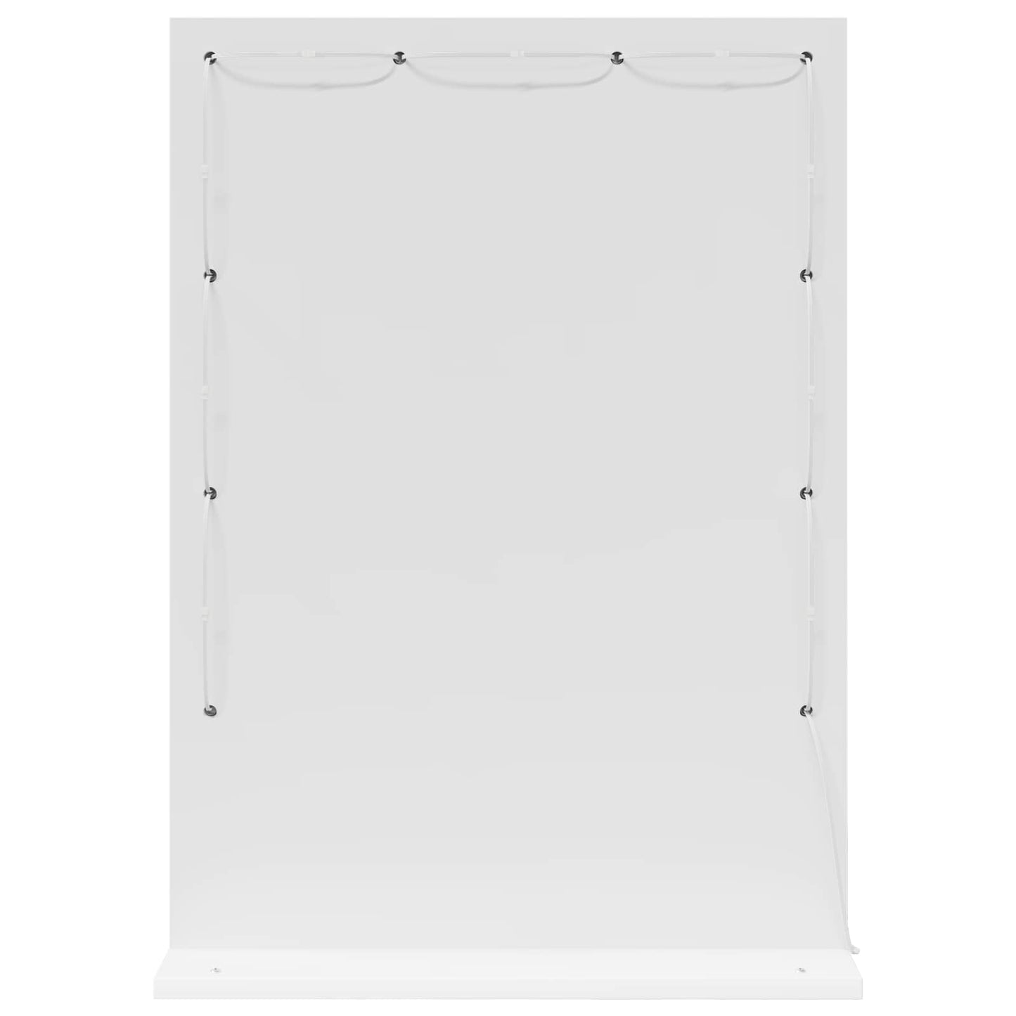 Stilfullt Speil Hvit 70 x 50 x 18 cm Glass og konstruert tre