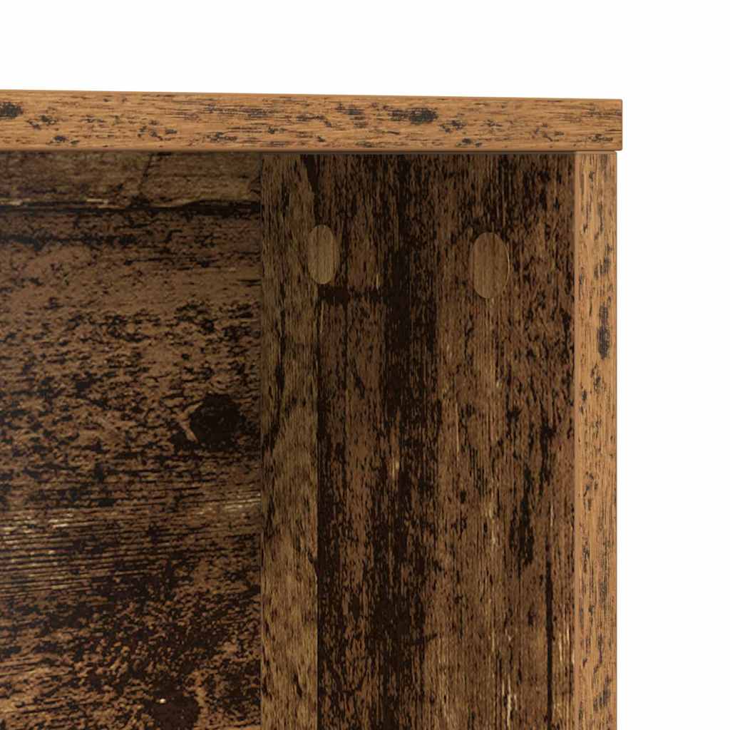 Skrivebord med hylle Gamle tre 91 x 50 x 149 cm Konstruert tre