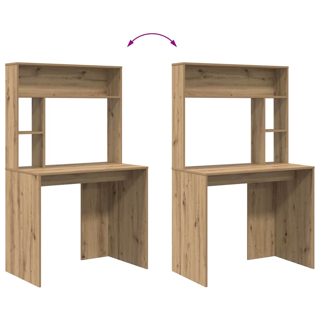 Skrivebord Artisan Eik 91 x 50 x 149 cm Konstruert tre