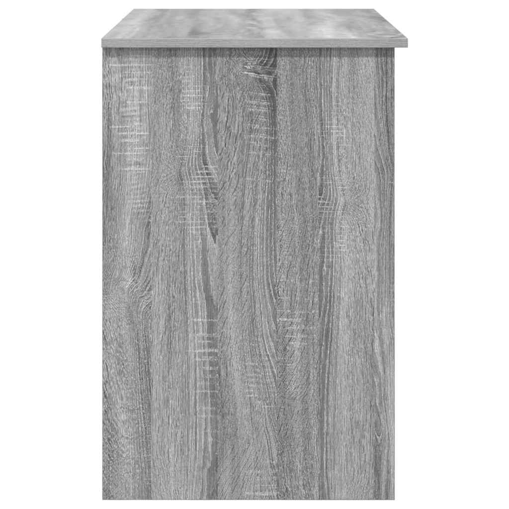Skrivebord med skuff Grå Sonoma 90 x 49 x 75 cm Konstruert tre
