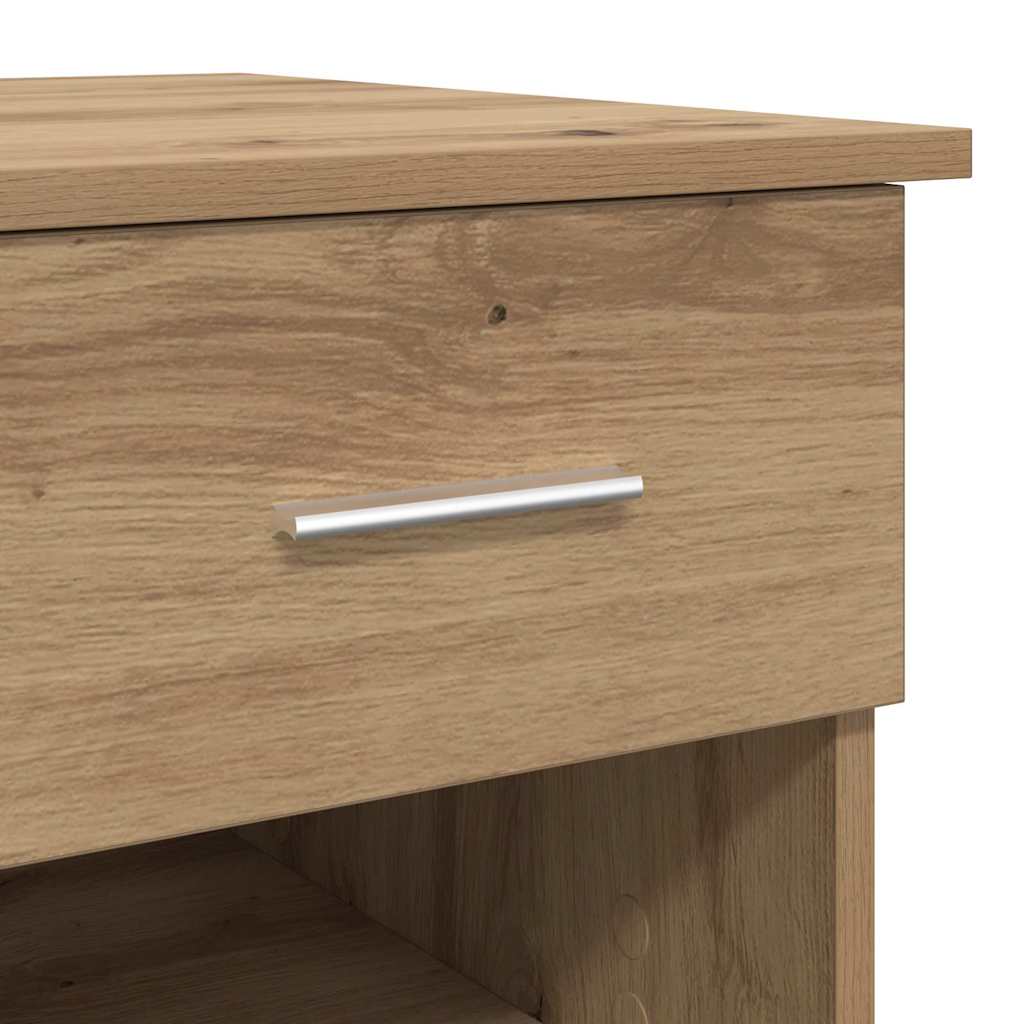 Skrivebord Artisan Eik Konstruert tre 90 x 49 x 75 cm