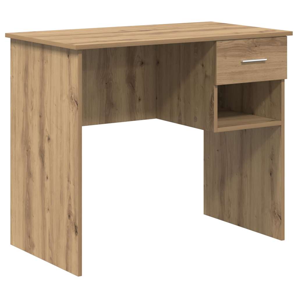 Skrivebord Artisan Eik Konstruert tre 90 x 49 x 75 cm