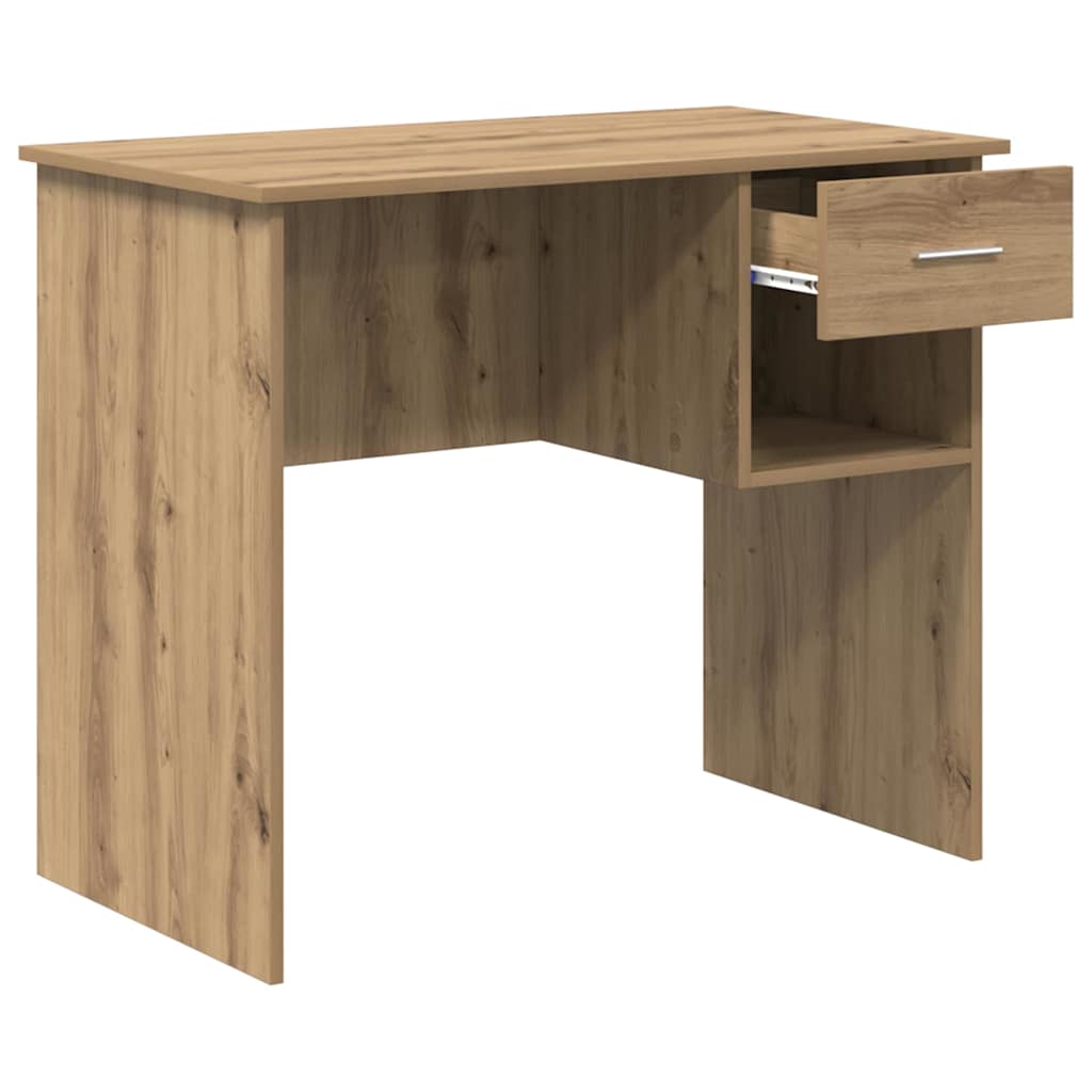 Skrivebord Artisan Eik Konstruert tre 90 x 49 x 75 cm