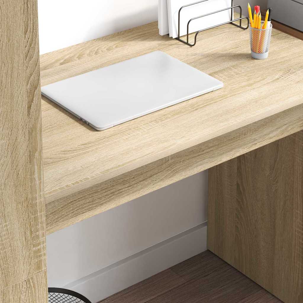 Skrivebord Sonoma eik 113 x 54 x 120 cm Konstruert tre