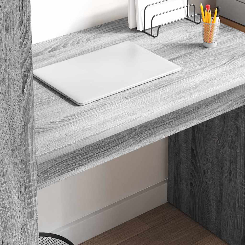 Skrivebord Grå Sonoma 113 x 54 x 120 cm Konstruert tre