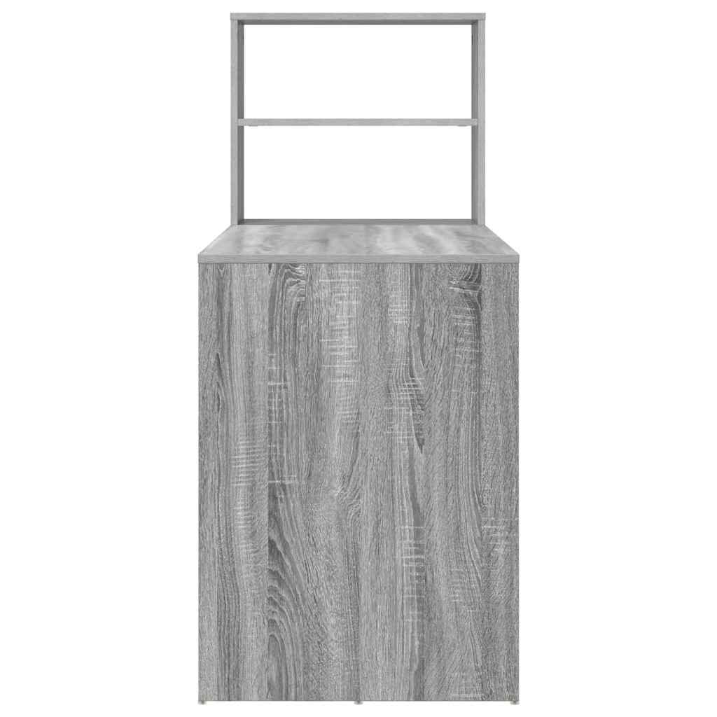 Skrivebord Grå Sonoma 113 x 54 x 120 cm Konstruert tre