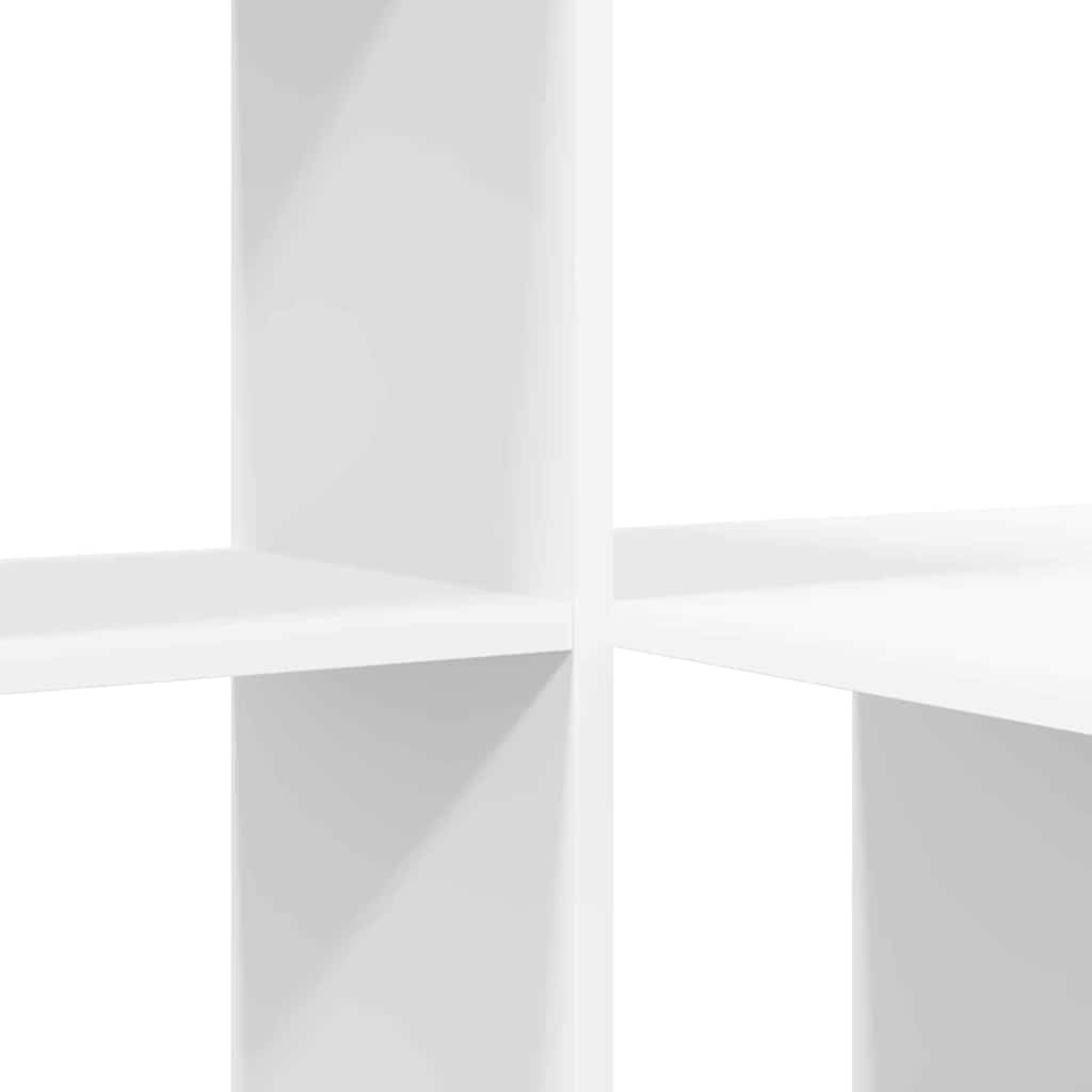 Skrivebord med hylle Hvit 131,5 x 50 x 106,5 cm Konstruert tre