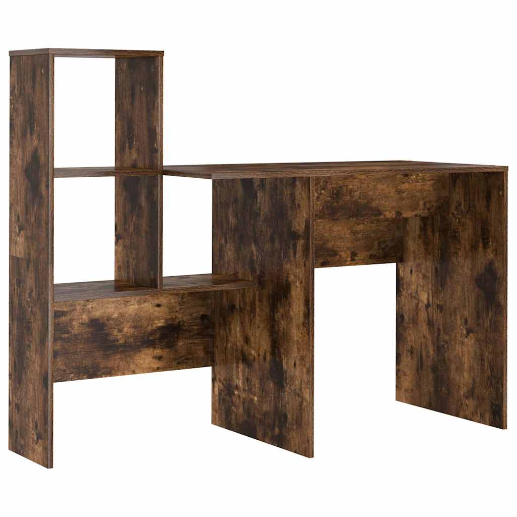 Skrivebord Røkt eik 131,5 x 50 x 106,5 cm Konstruert tre