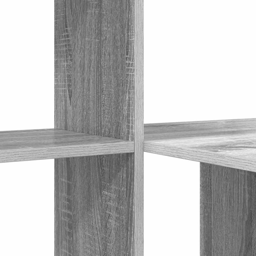 Skrivebord Grå Sonoma 131,5 x 50 x 106,5 cm Konstruert tre